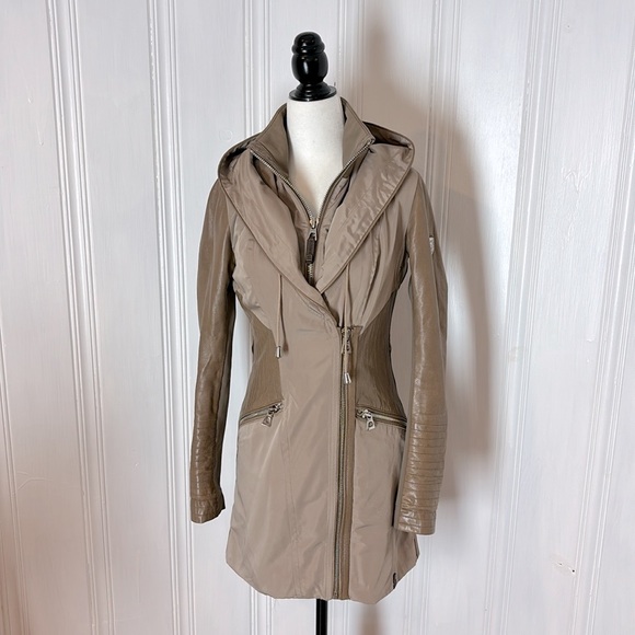 RUDSAK leather hooded trench - Picture 2 of 15
